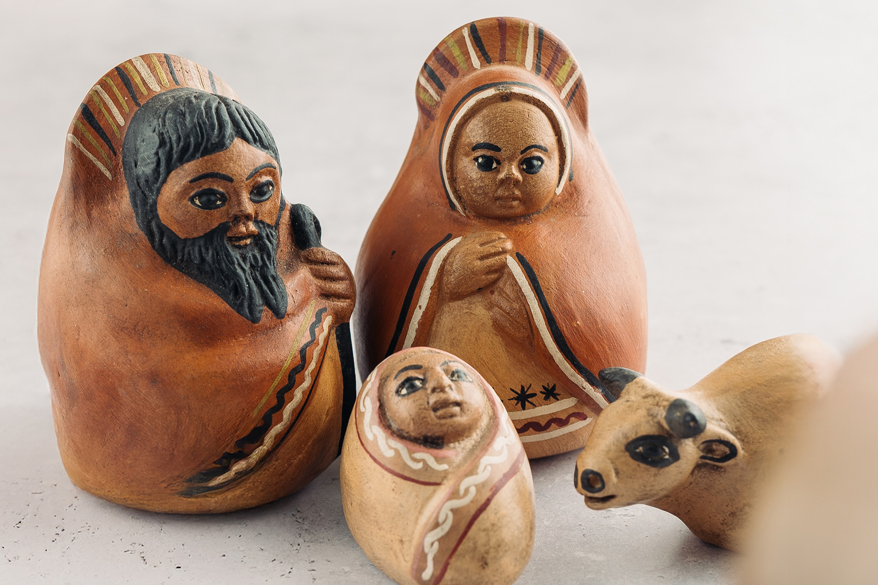 Tolle Krippen gibt es bei der Veranstaltung des Fair-Handels zu bestaunen.