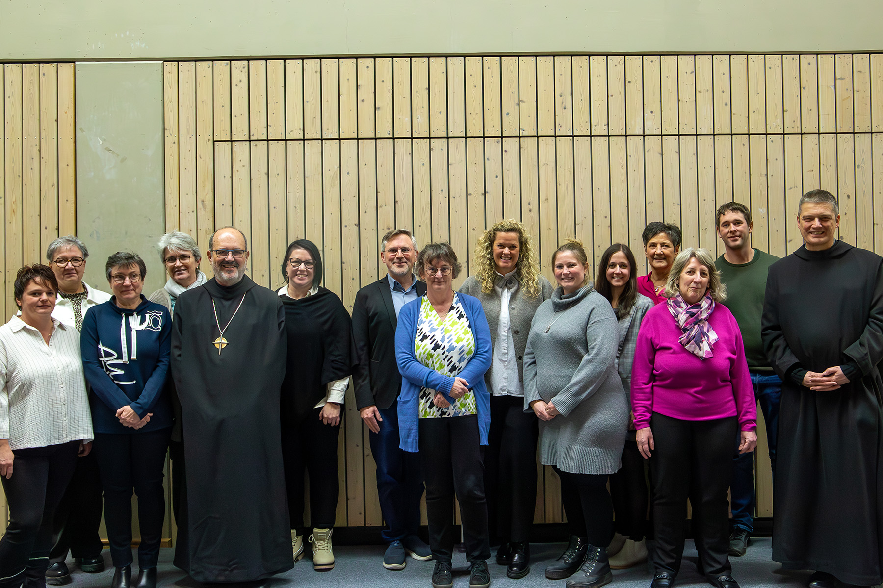 Gruppenbild aller Jubilarinnen und Jubilare beim Felizitasfest