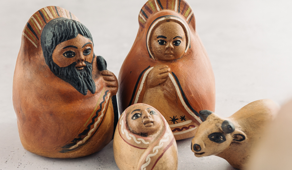 Tolle Krippen gibt es bei der Veranstaltung des Fair-Handels zu bestaunen.