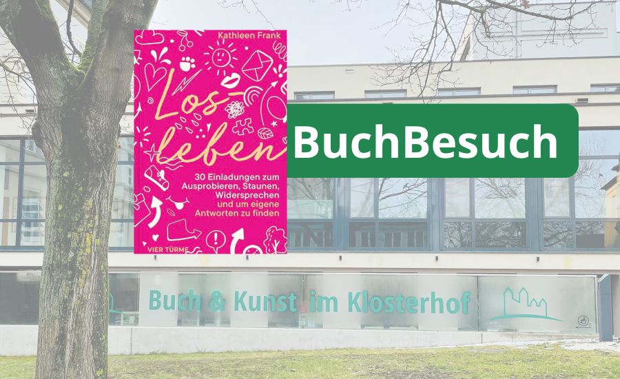 Abbildung der Buchhandlung sowie des Buchs "Losleben"