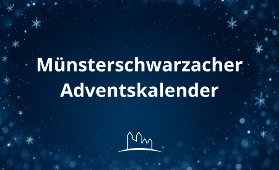 Weihnachtliche Abbildung als Hinweis auf den Münsterschwarzacher Adventskalender