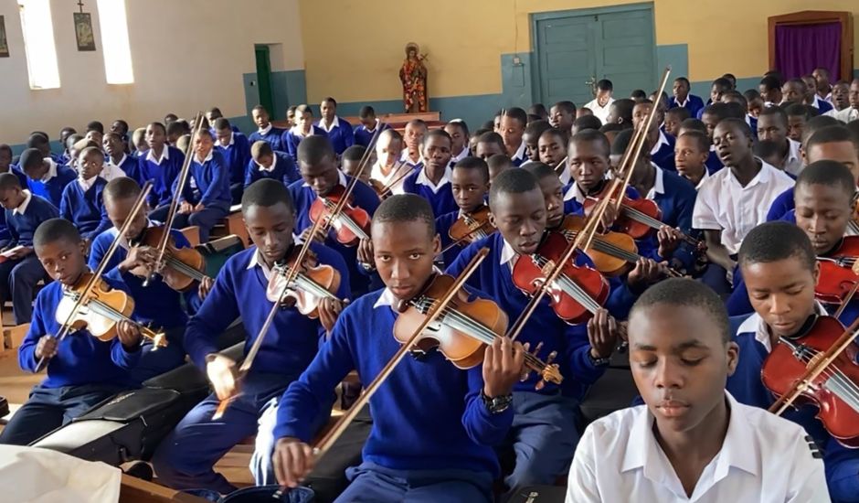 Der Besuch in Tansania beinhaltete viele musikalische Begegnungen
