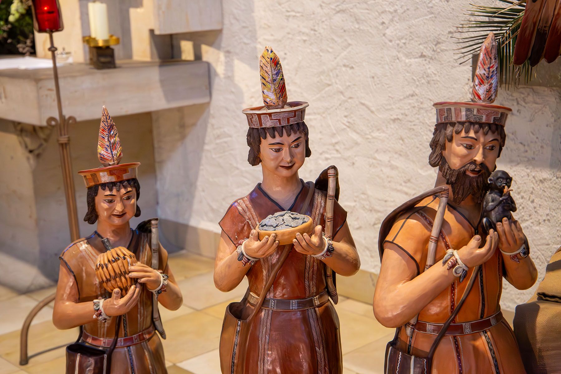 Die drei Könige mit Geschenken