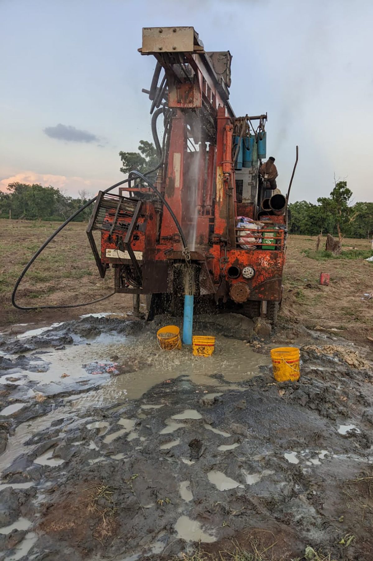 Tiefbrunnenbohrung durch eine Fachfirma