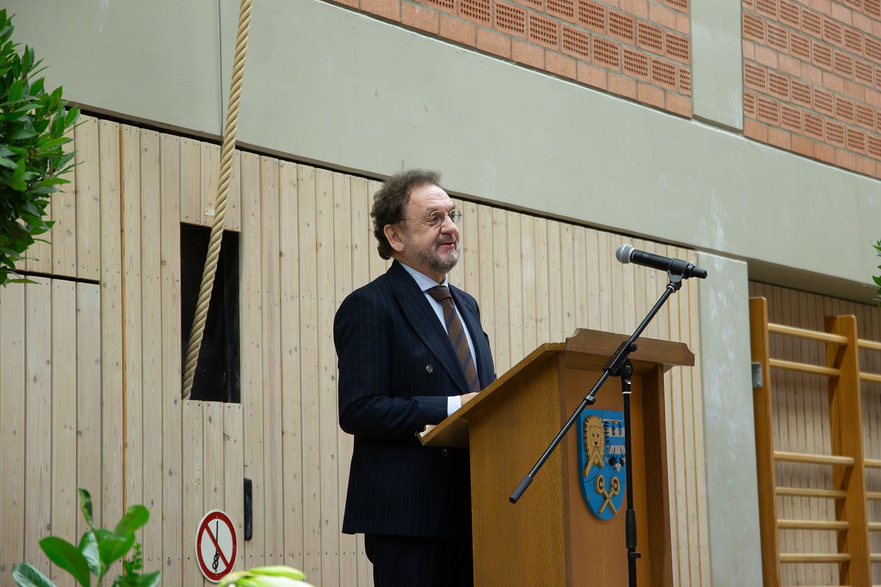 Prof. Dr. Heribert Prantl beim Vortrag