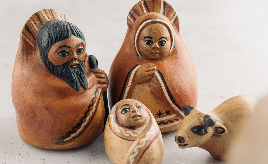 Tolle Krippen gibt es bei der Veranstaltung des Fair-Handels zu bestaunen.