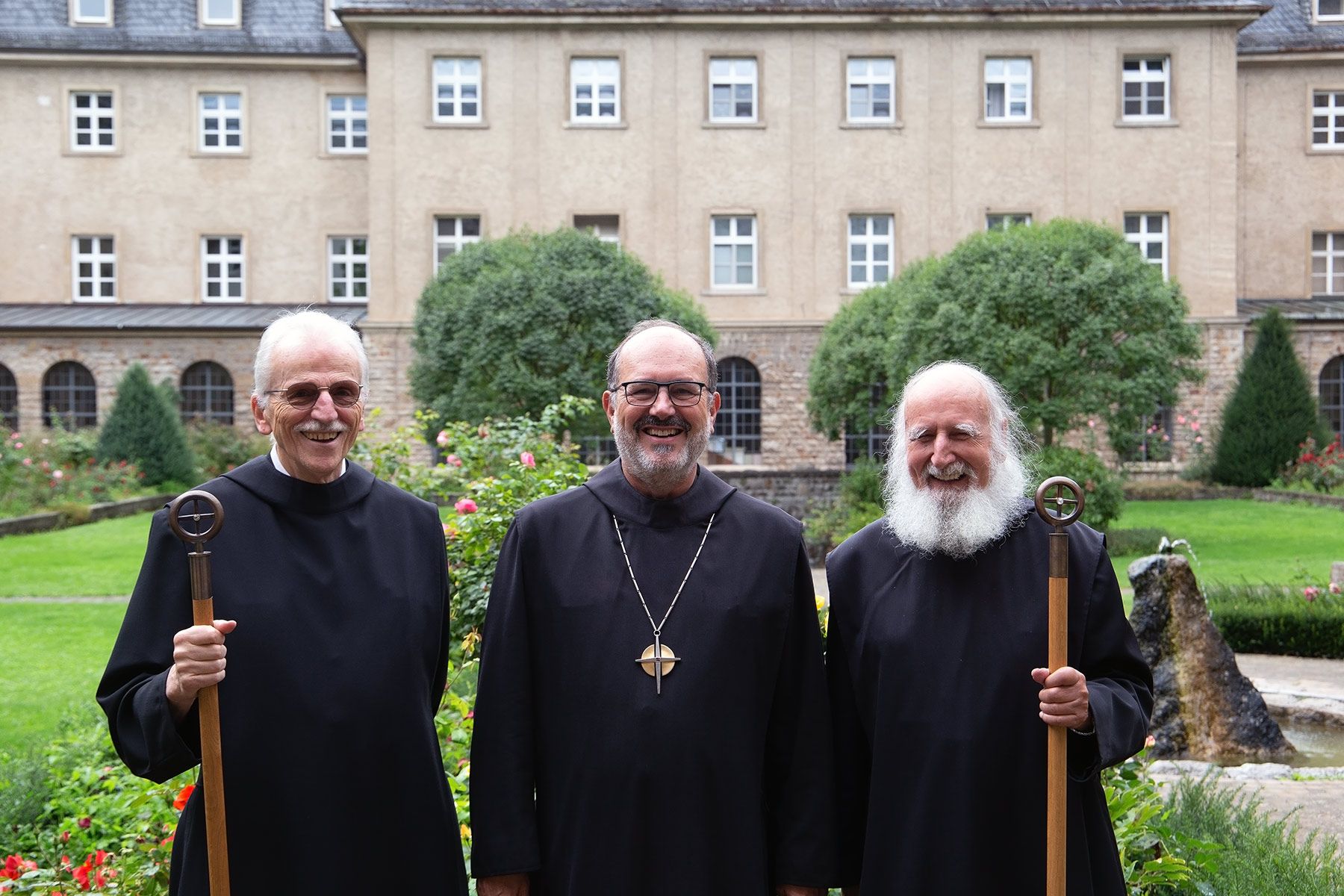 Kirchweihfest und Jubiläen 2025, P. Udo, Abt Michael, P. Anselm